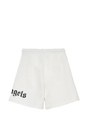 bermuda in tessuto bianco PALM ANGELS KIDS | PBCI006S26FLE001002